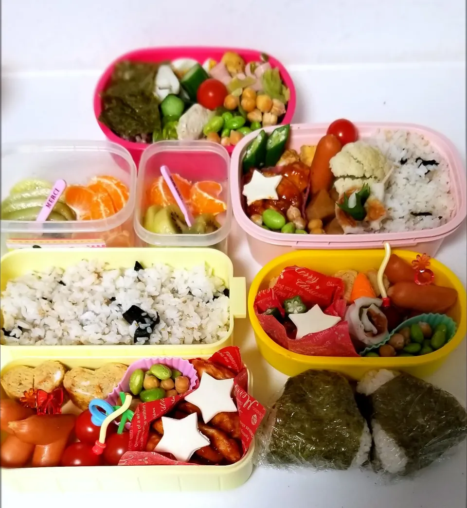 12/24５人弁当|ゆきこさん