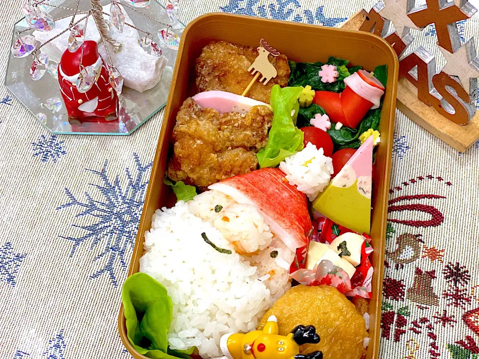 Snapdishの料理写真:クリスマスお弁当🤶|Yukiさん