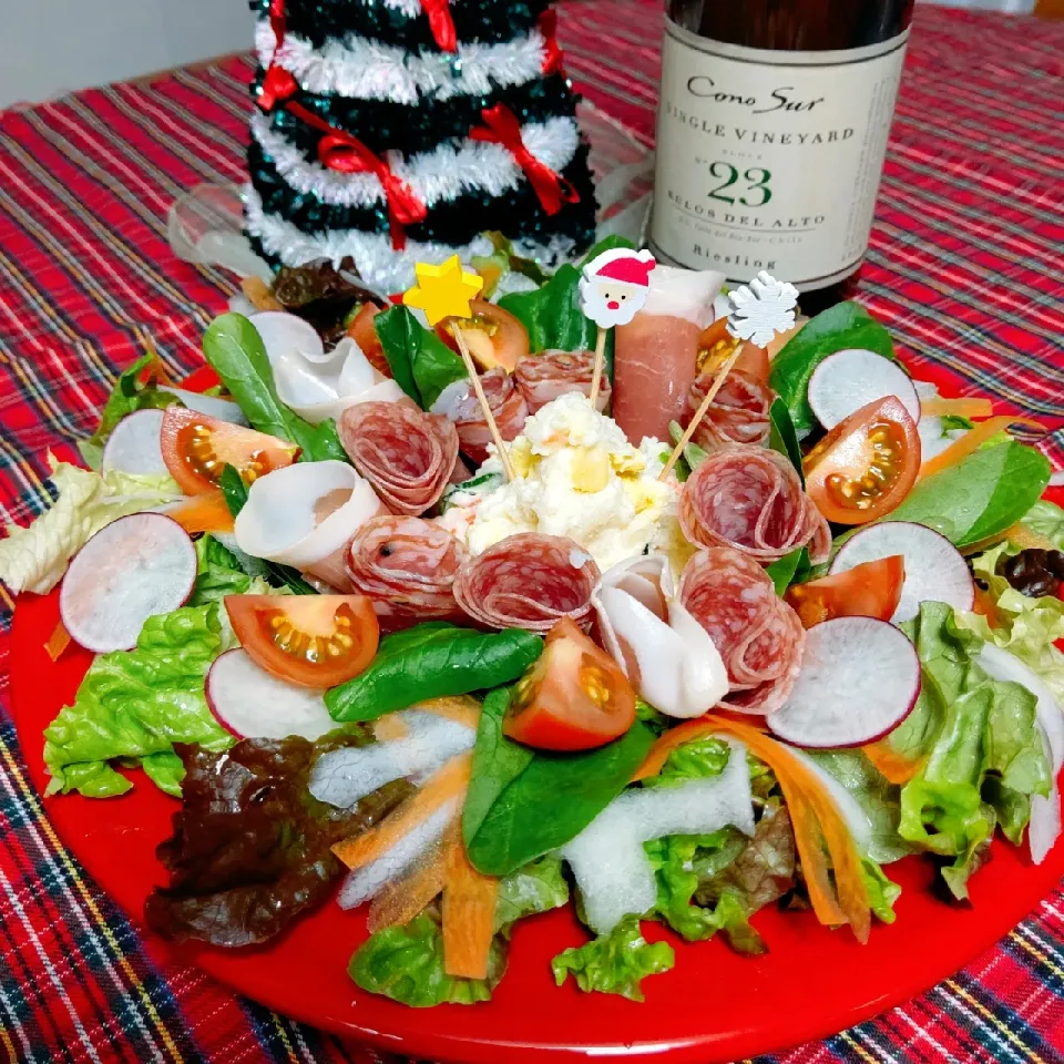 Snapdishの料理写真:Christmas✨🎄✨salad🥗|☆Yumi☆さん