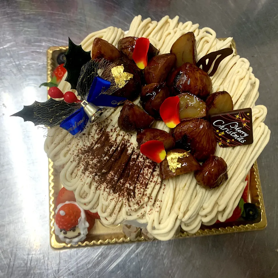 Mont Blanc Xmas cake|dabasyuさん