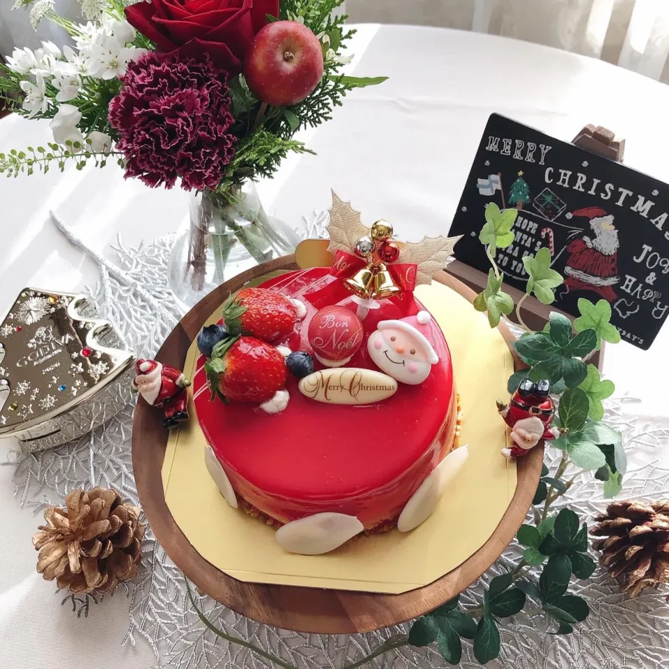 Snapdishの料理写真:12/25🎄Christmas cake🎄✨|Makinsさん