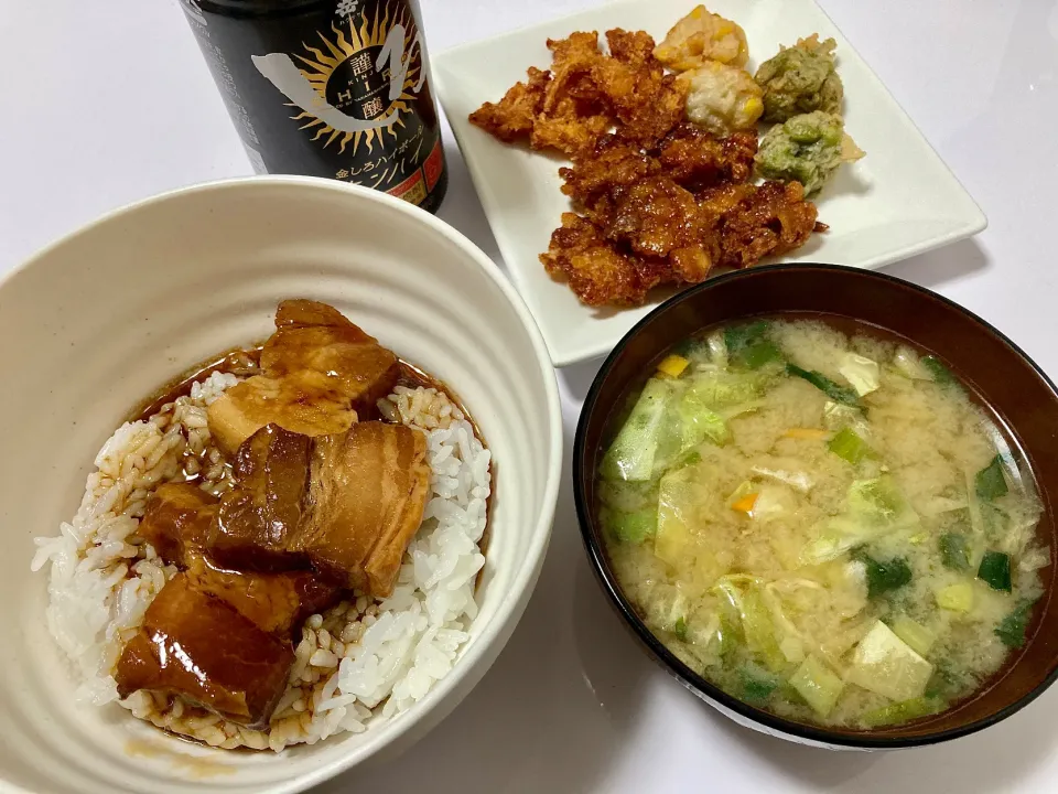 今宵は、豚角煮丼🐽|Kojiさん