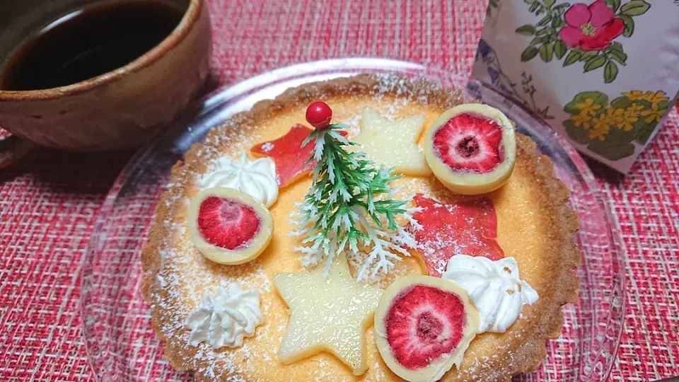 チーズタルトにデコ～🎄|ちかっちさん