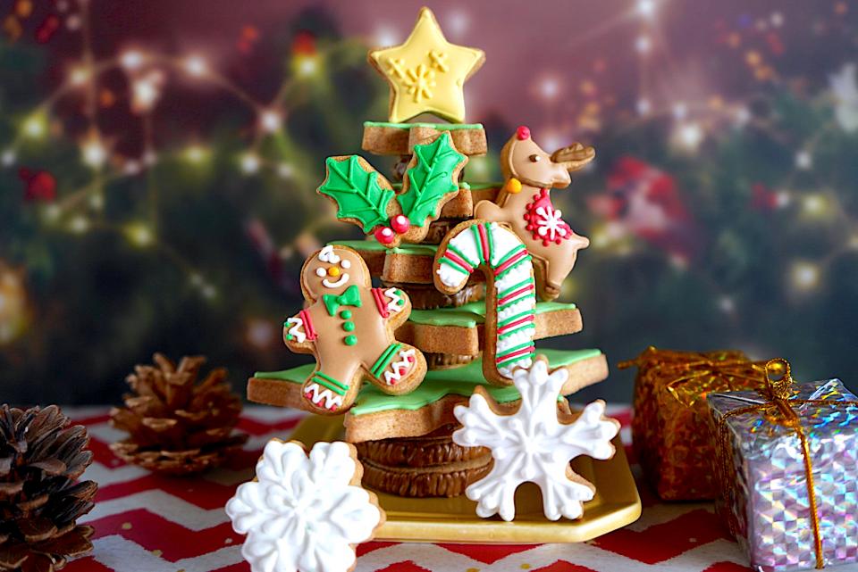 立体クリスマスアイシングクッキー