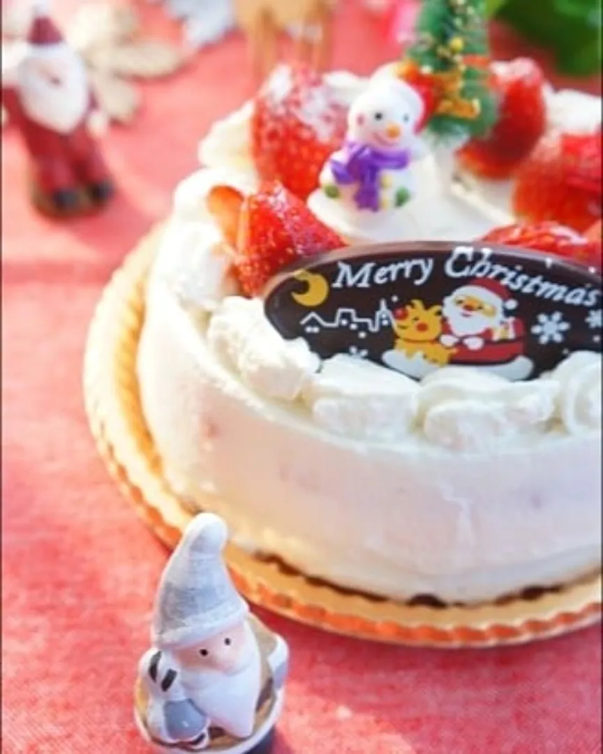 Snapdishの料理写真:クリスマスケーキ2020|ちいさなしあわせキッチンさん