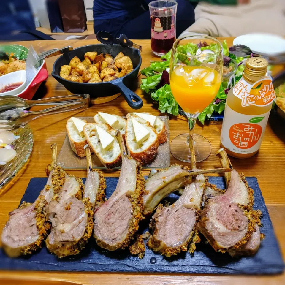 『保温調理でしっとり。ラム肉の香草チーズパン粉焼き』|seri-chanさん