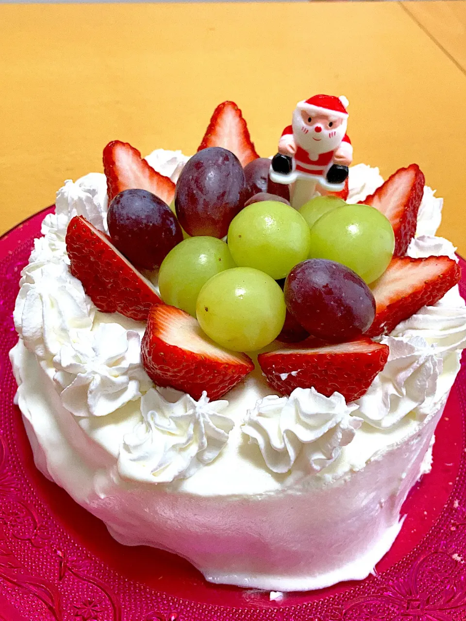 Snapdishの料理写真:次男と作ったクリスマスケーキ|ちひろさん