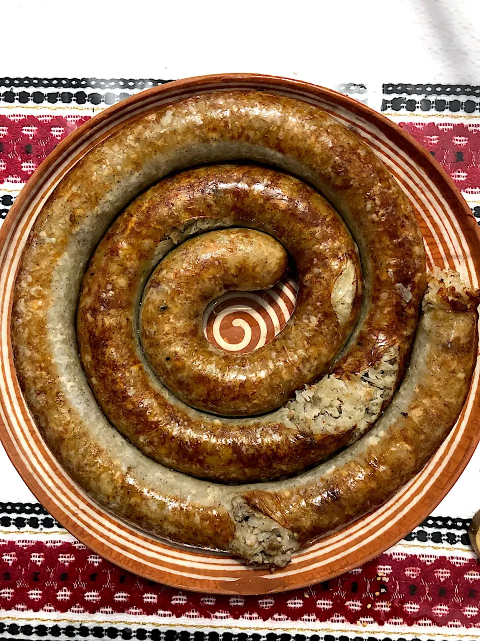 Snapdishの料理写真:Cârnați cu carofi🇷🇴 Potato sausage🥔|aястасияさん