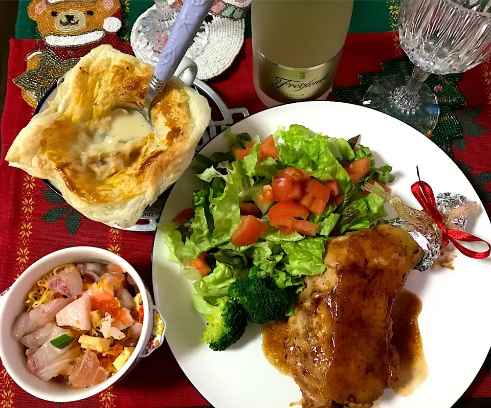 Snapdishの料理写真:我が家のクリスマスイブ🎄🧑‍🎄|noeさん