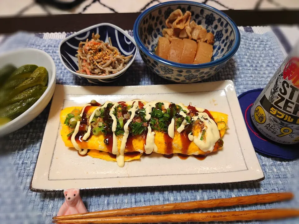 ★今夜の晩酌★
🍶納豆オムレツ
🍶大根と豚バラの煮物
🍶ゴボウサラダ
🍶キュウリの糠漬け|☆Chieco☆さん