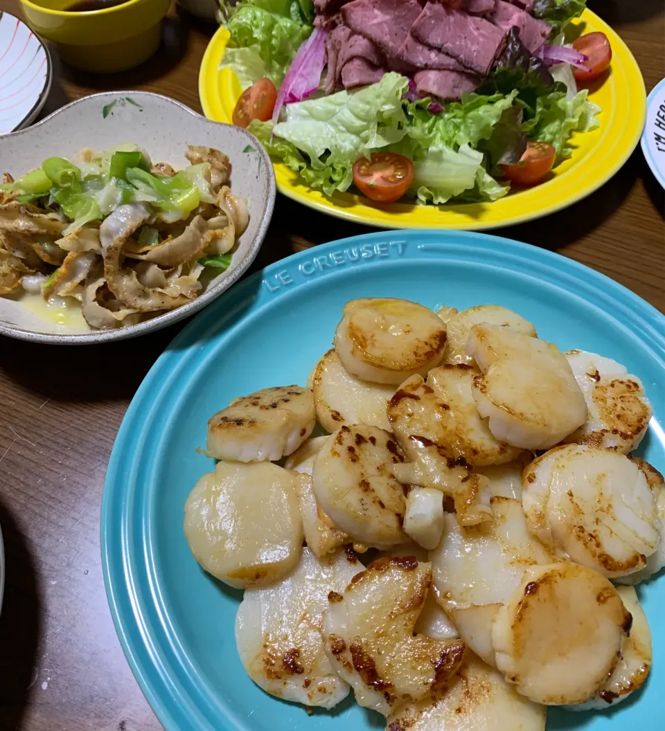 12月26日夜はほたてバター醤油焼き|とももさん