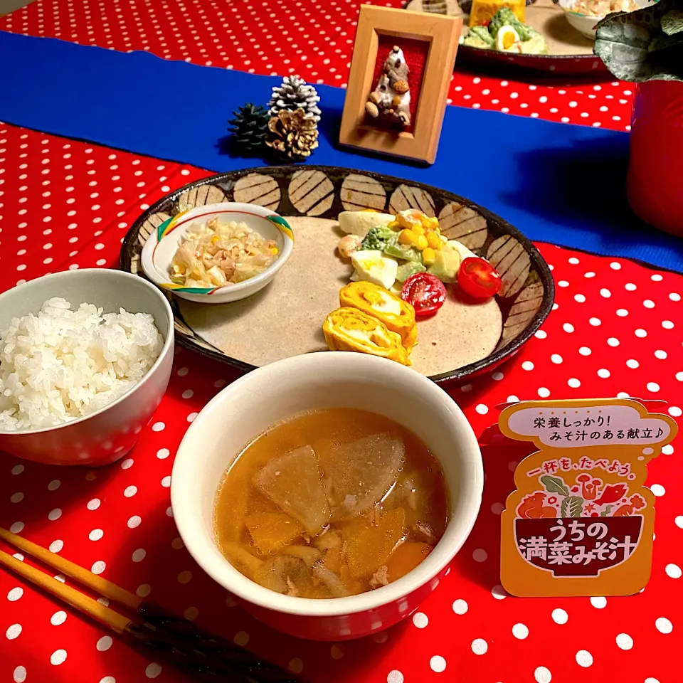 Snapdishの料理写真:ローゼルさんちの朝ごはん　2020・12・26|ローゼルさん