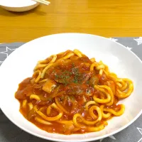 ナポリタン風うどん|不二さん