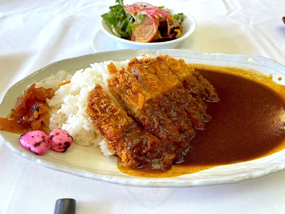 Snapdishの料理写真:⛳️カツカレー|流線形さん