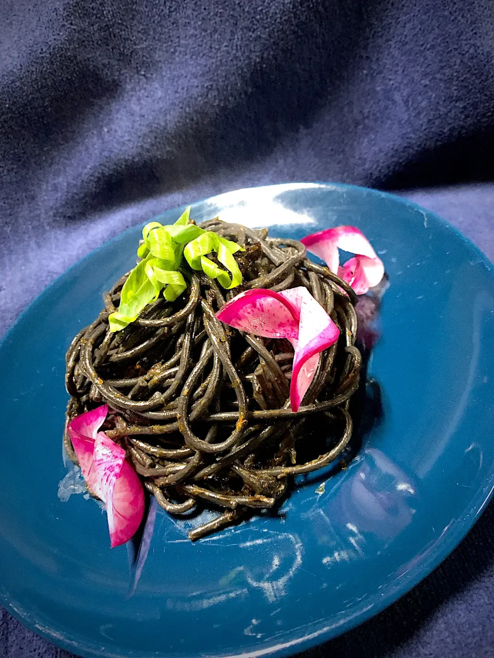 イカ墨海苔パスタ|ハニーさん