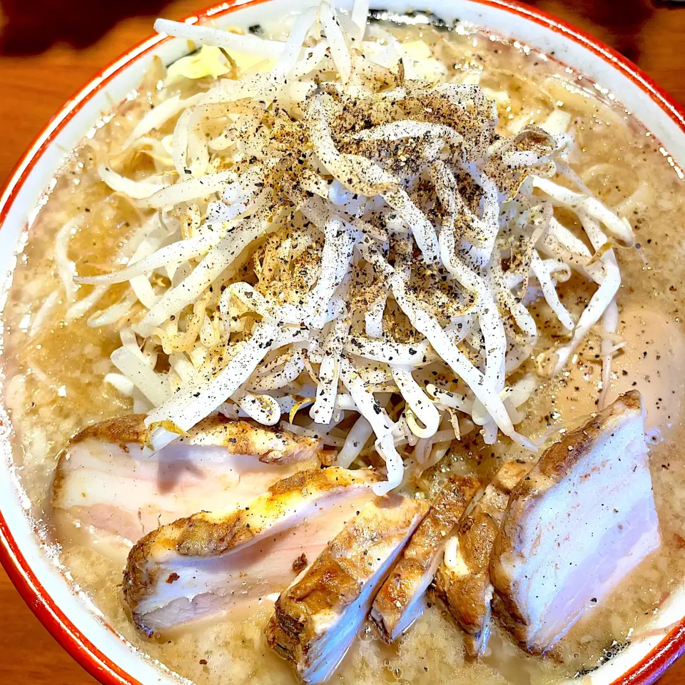 らーめん（麺少なめ、味玉プラス、チャーシュートッピング）|ねこ社長さん