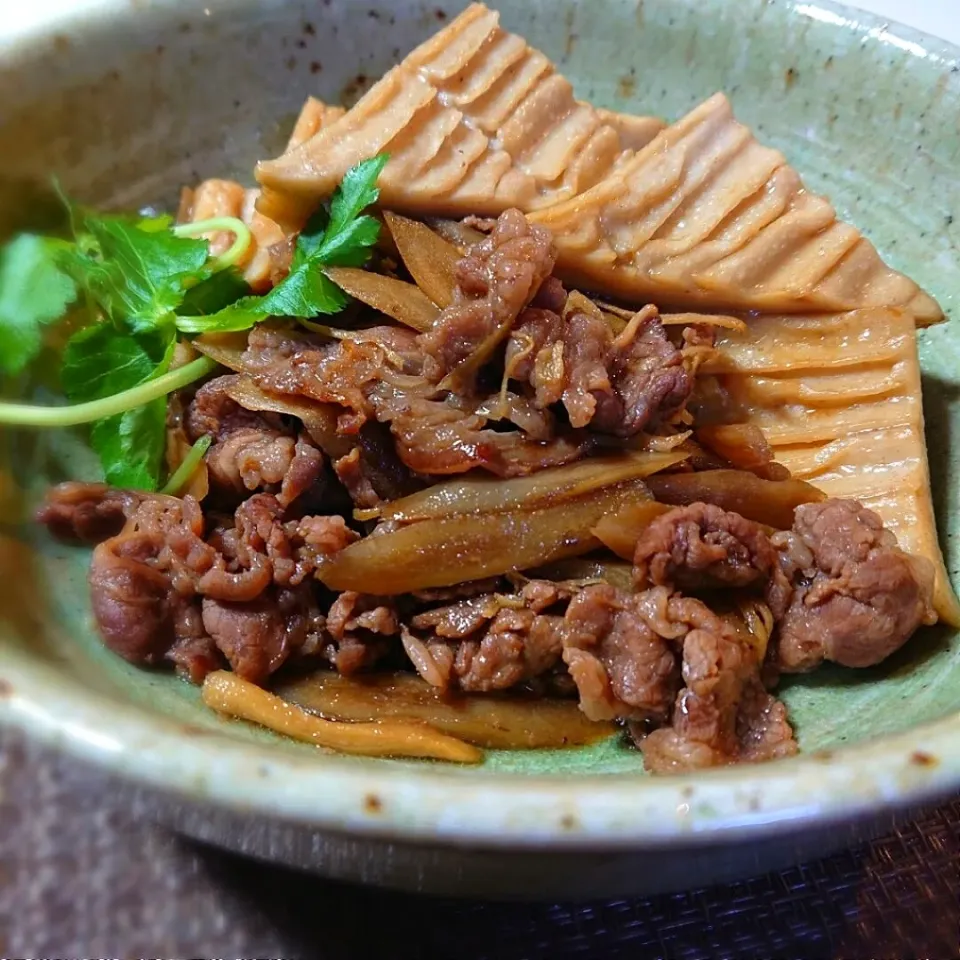 角麩と牛肉の煮物|ポトスさん