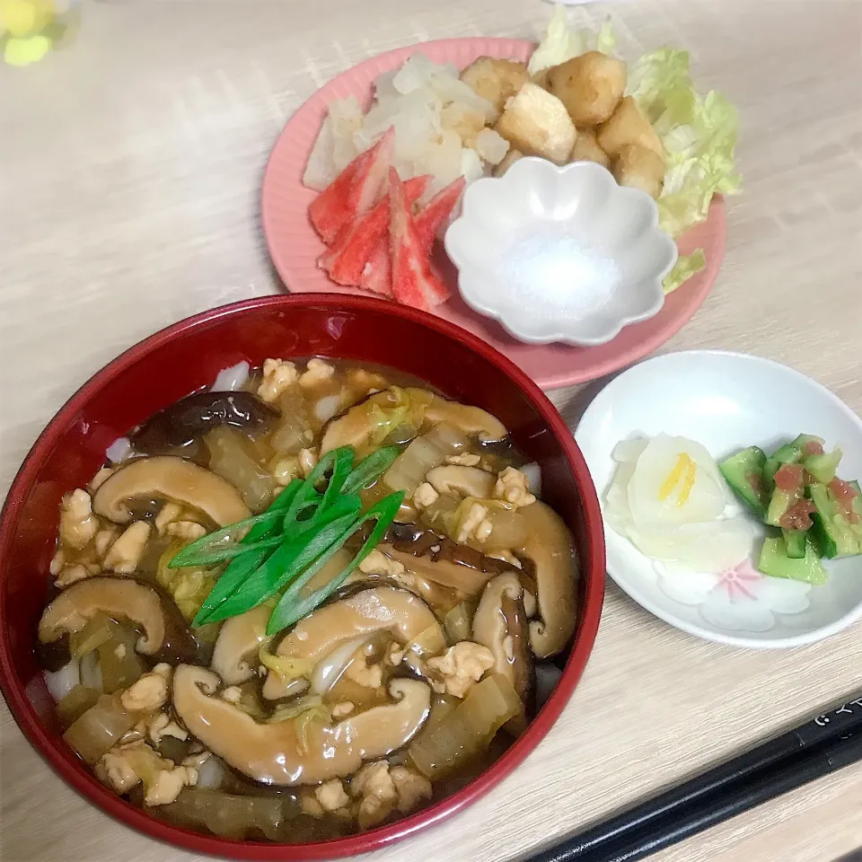 餡かけうどん|おいもさん