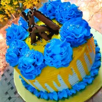 Snapdishの料理写真:Blue Berry Cake|Tejasvini Kardekarさん