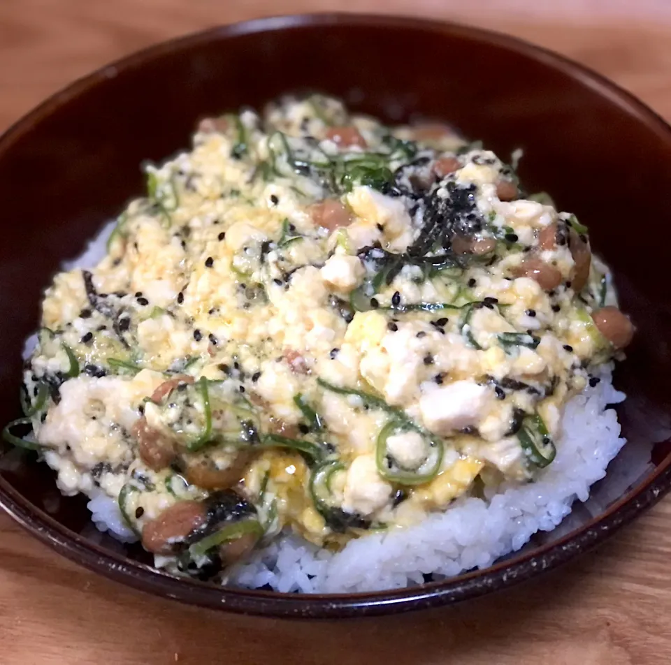 ☆納豆腐丼|まぁたんさん