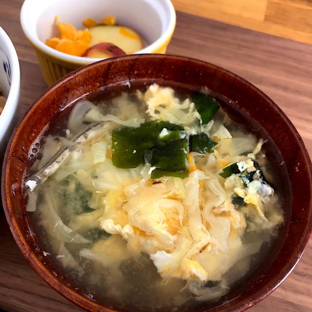 千切りキャベツのかき卵味噌汁 Morimi32 Snapdish スナップディッシュ Id Xlx4oa