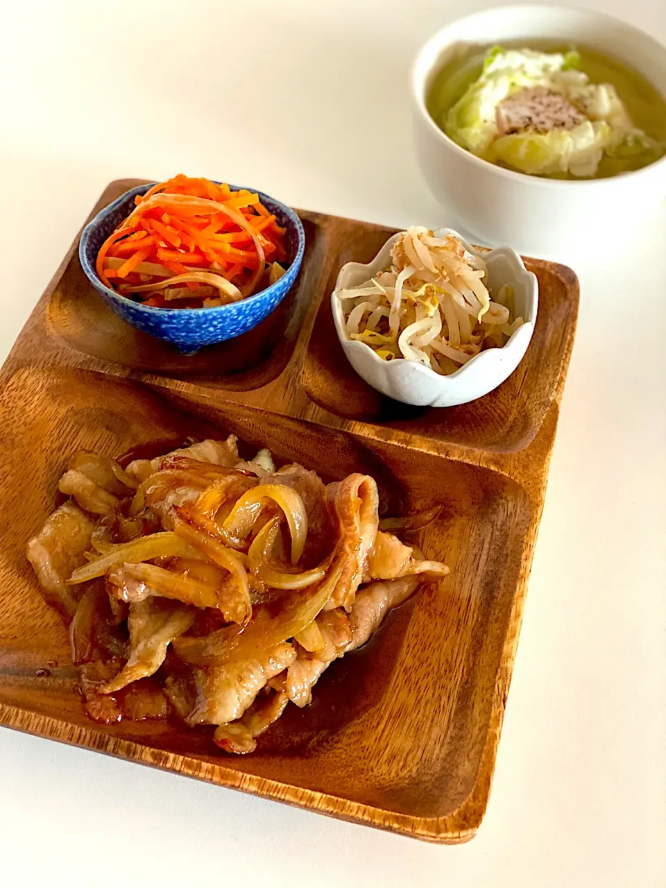 豚の生姜焼きプレート🐷|さなさん