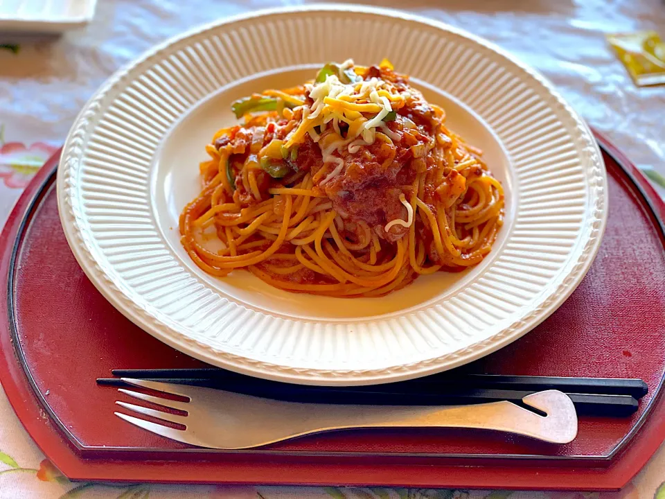 Snapdishの料理写真:ボローニャ風ミートソースパスタ|ひろゆきさん