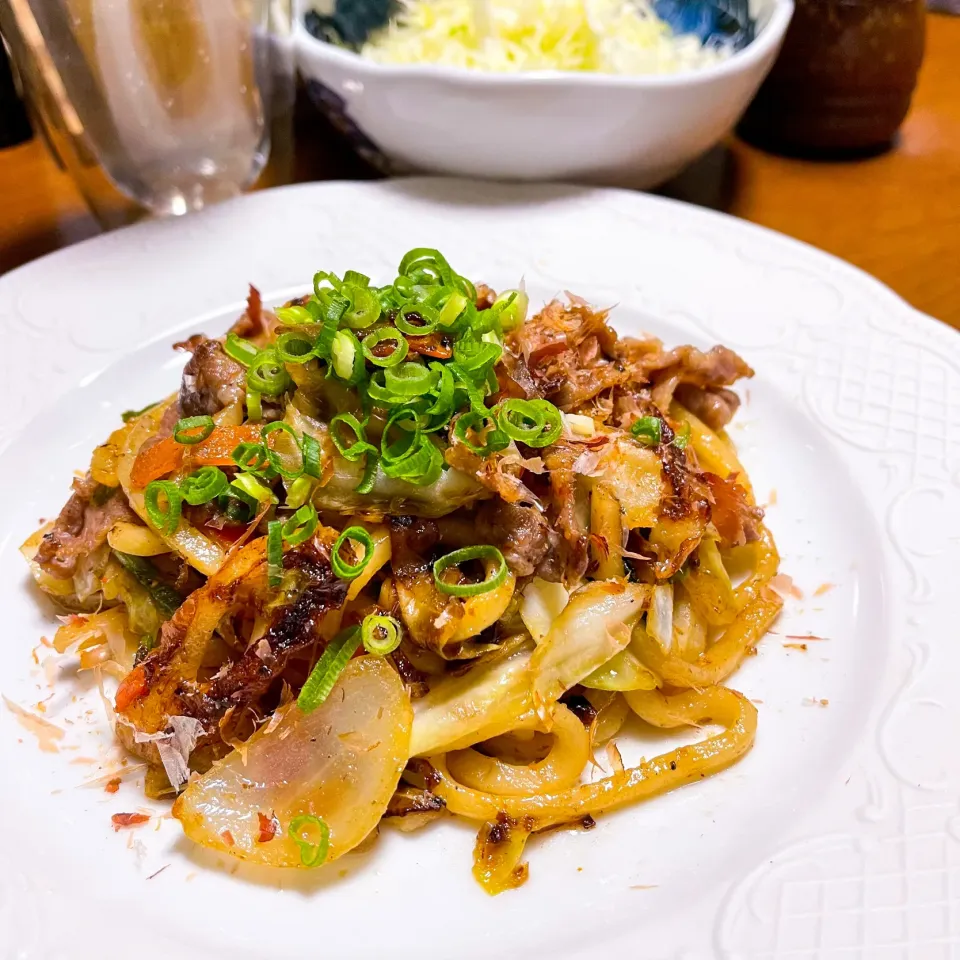 Snapdishの料理写真:【焼きうどん♪】|ristorante_sallyさん