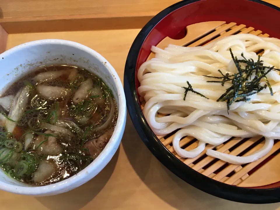 本日の賄い　イベリコ豚のざるつけ麺|ようか✩.*˚さん