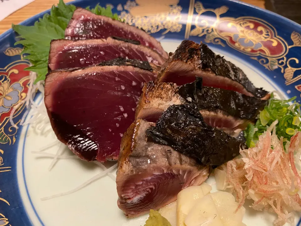 Snapdishの料理写真:鰹の塩たたき🐟|buhizouさん