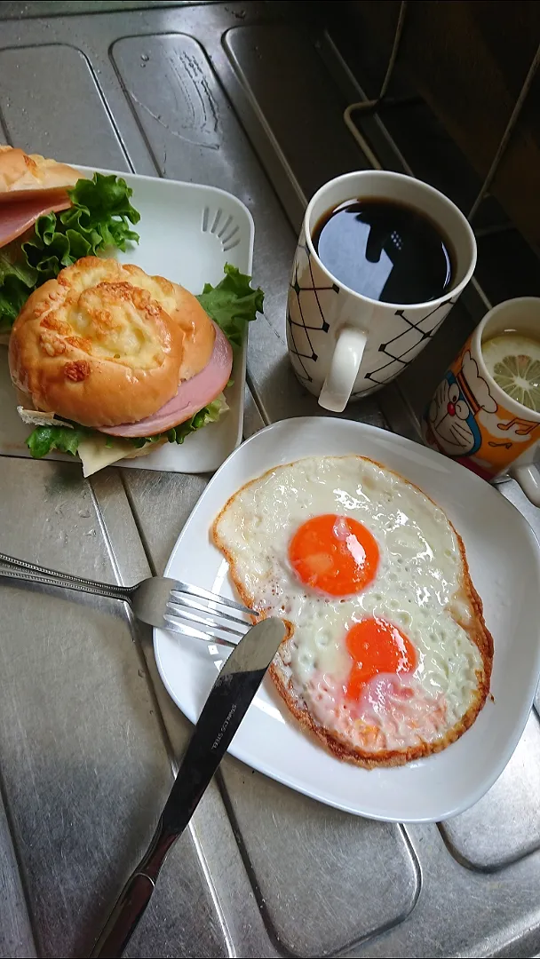 Snapdishの料理写真:朝ごはん！|ユミさん