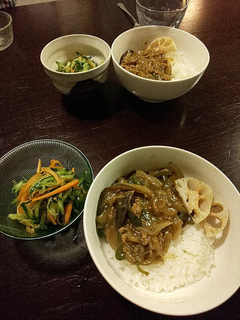 茄子とピーマンの挽き肉カレー|seaskyさん