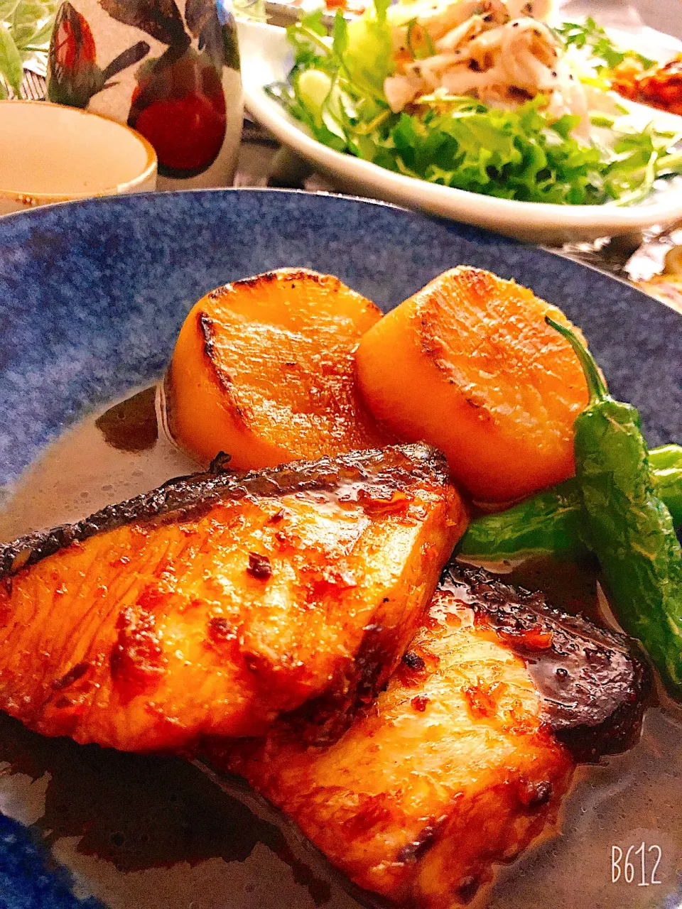 ぶりの照り焼き🥰日本酒🍶で🤗✨|ゆかこさん