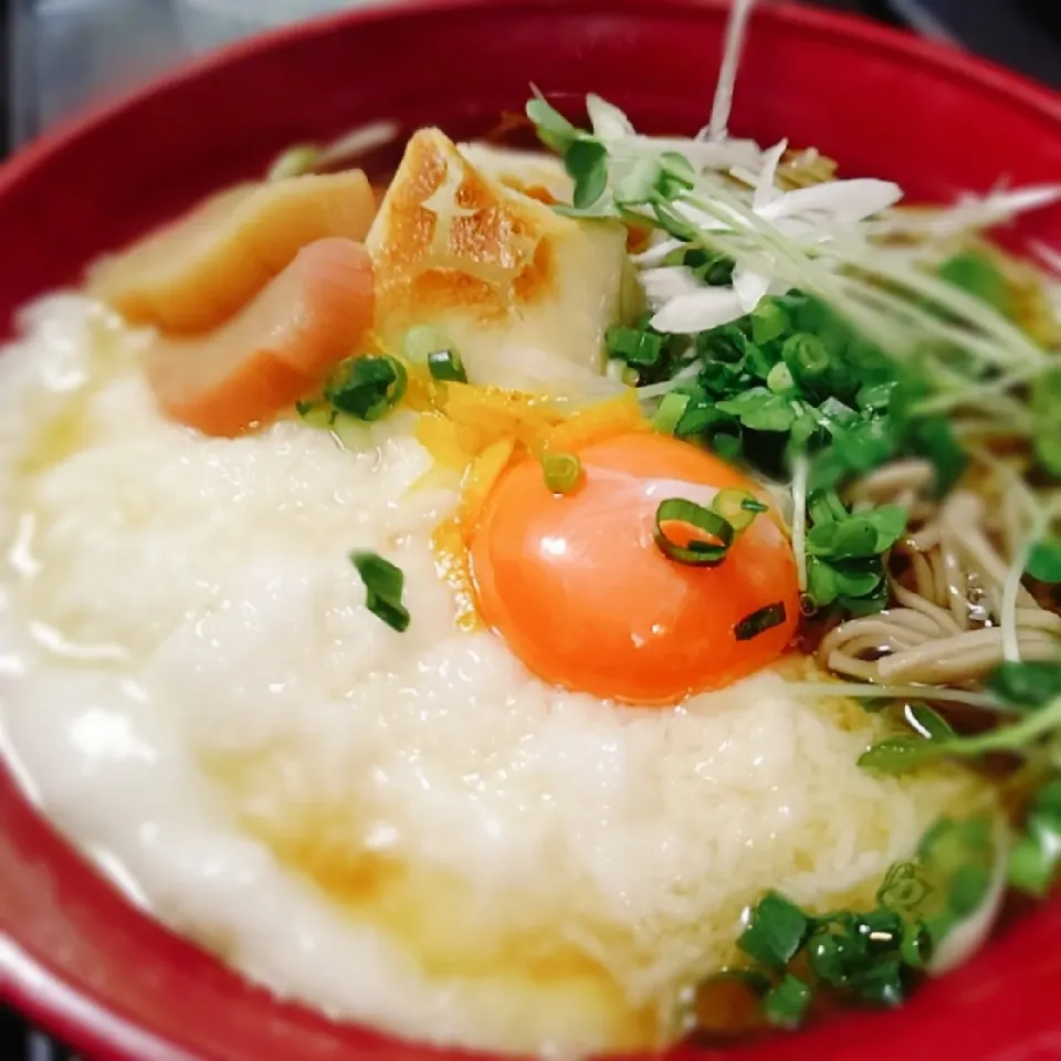 温ったか月見とろろ蕎麦～♪♪|砂糖味屋キッチンさん