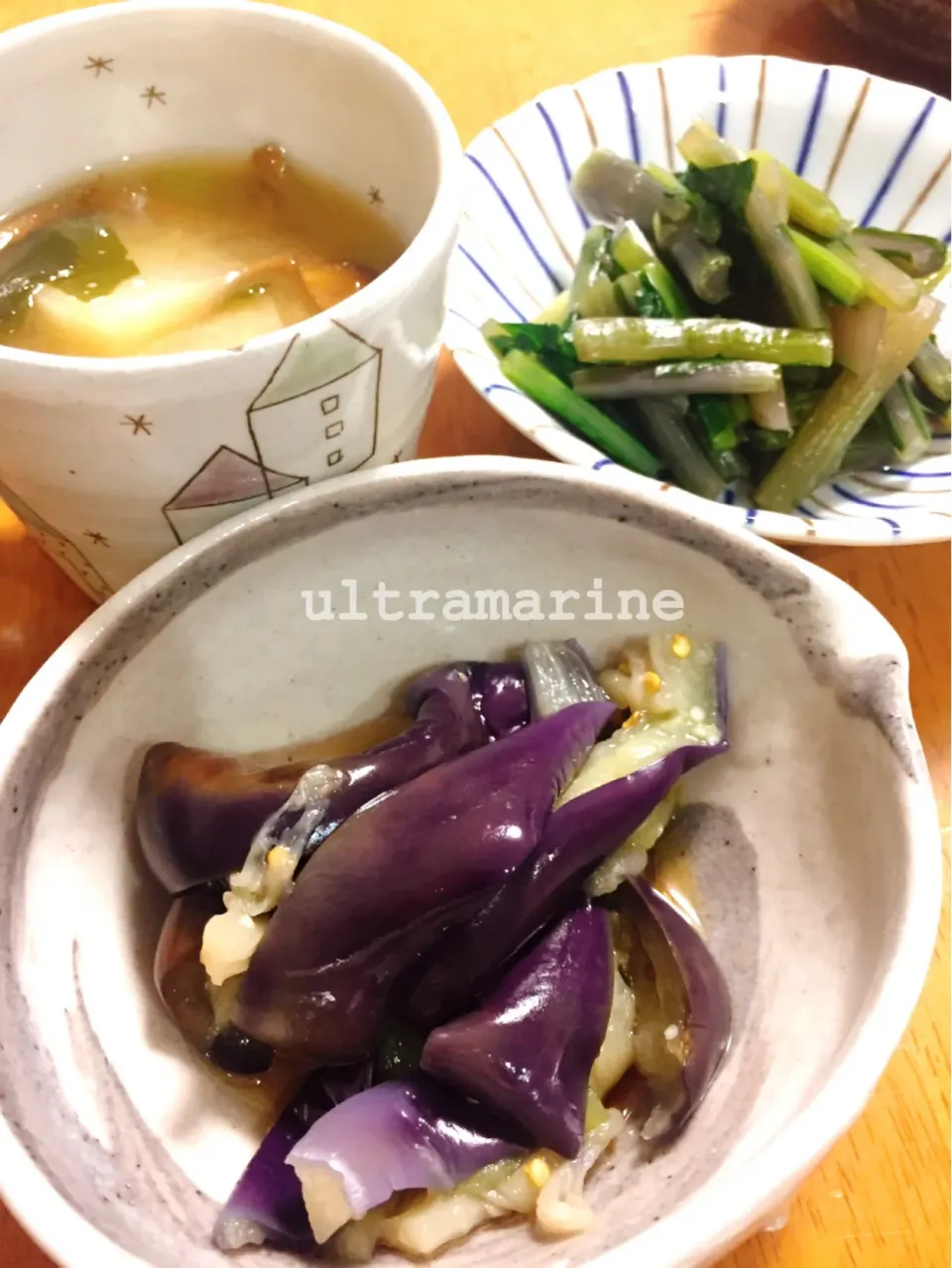 Snapdishの料理写真:＊かぶの葉漬けにかぶのおみそ汁♬＊|ultramarineさん