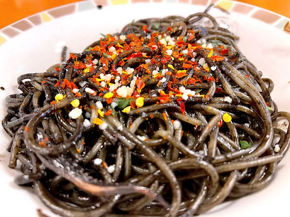 Saizeriya ink squid pasta|yeni kartikasariさん