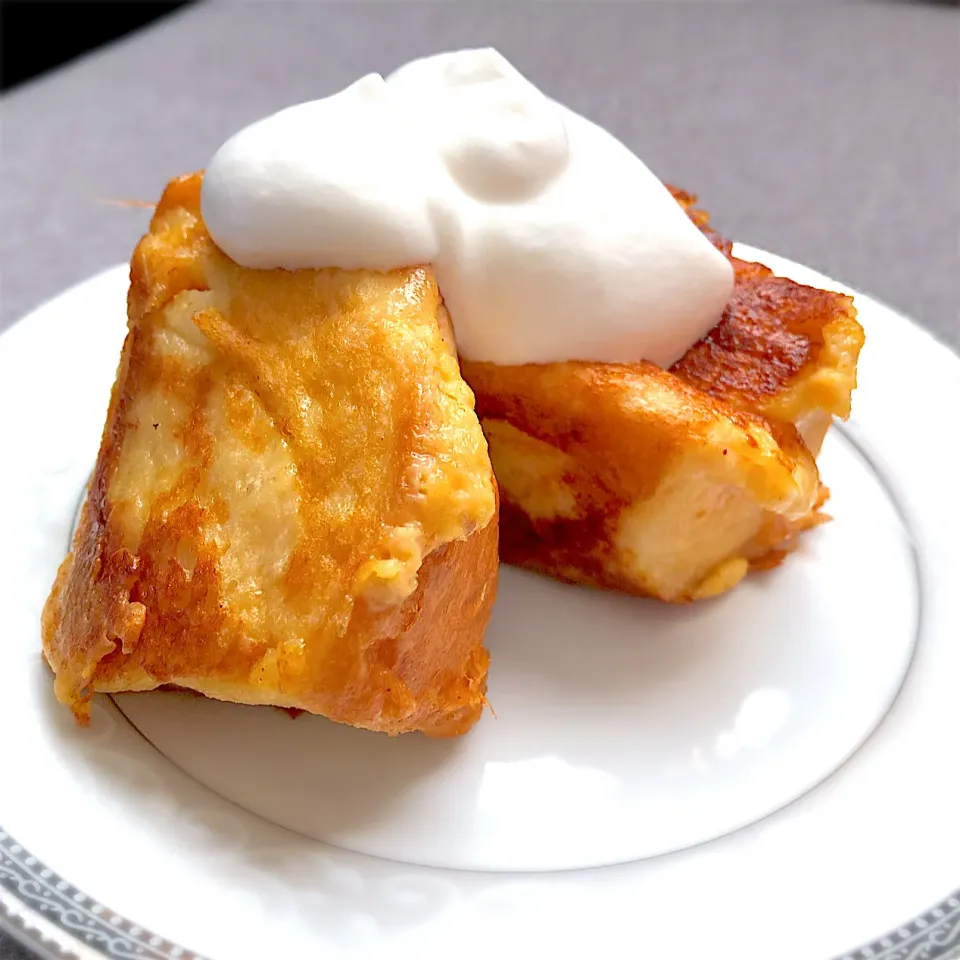 食パンでフレンチトースト☺️|ららさん