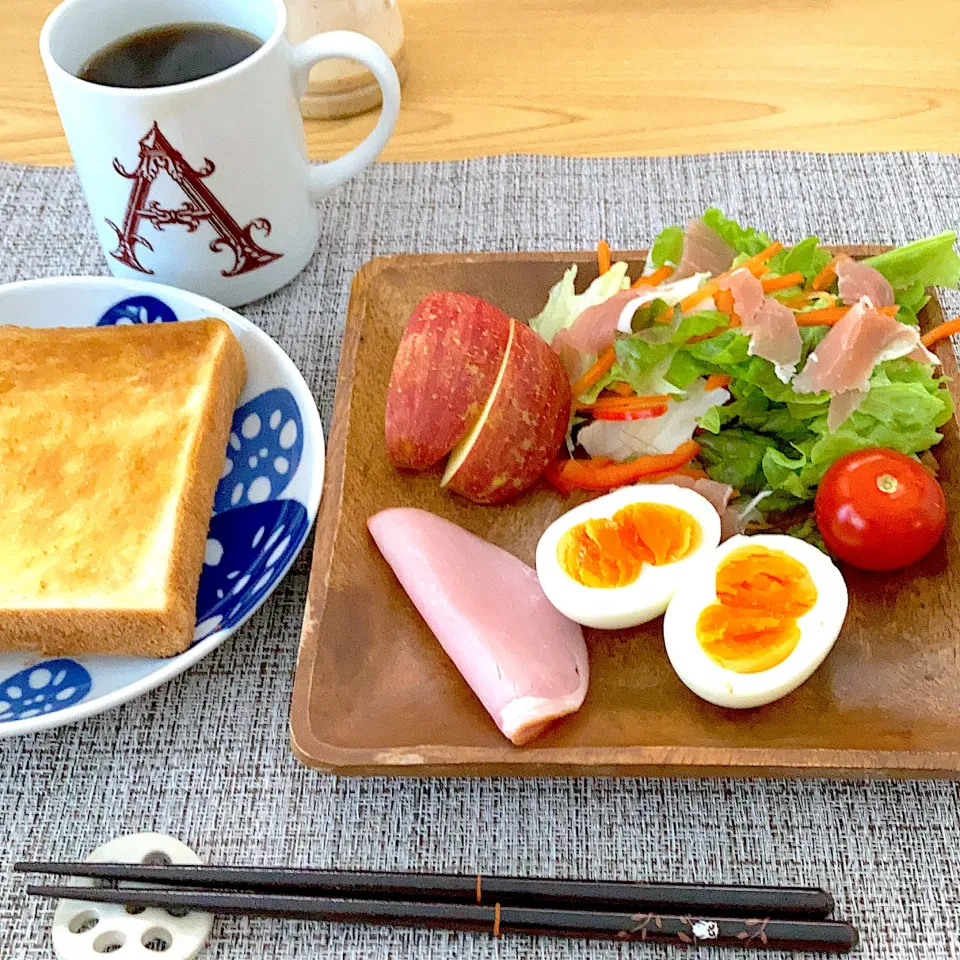 Snapdishの料理写真:朝食|ツインうさぎさん