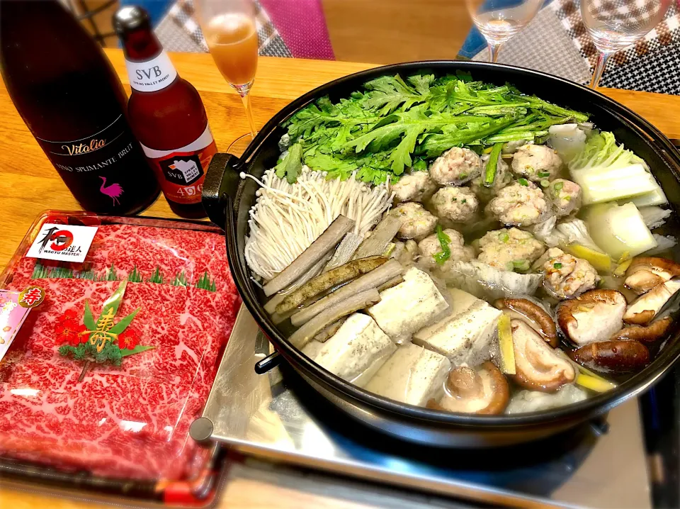 大晦日は鍋　鶏つくねに和牛で|じゅんさんさん