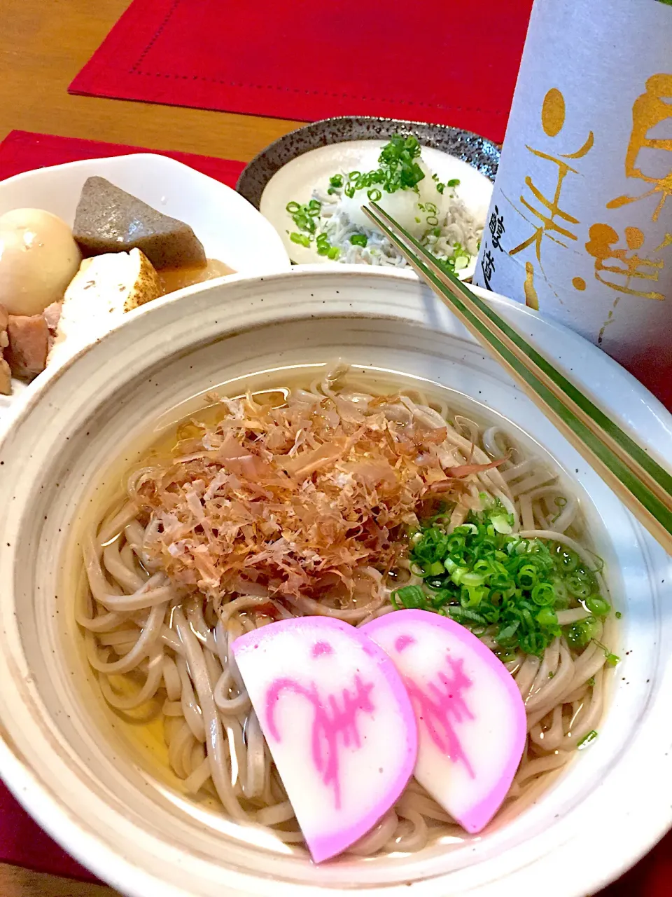 Snapdishの料理写真:年越しそばで今年もありがとうございました😊|おかちさん