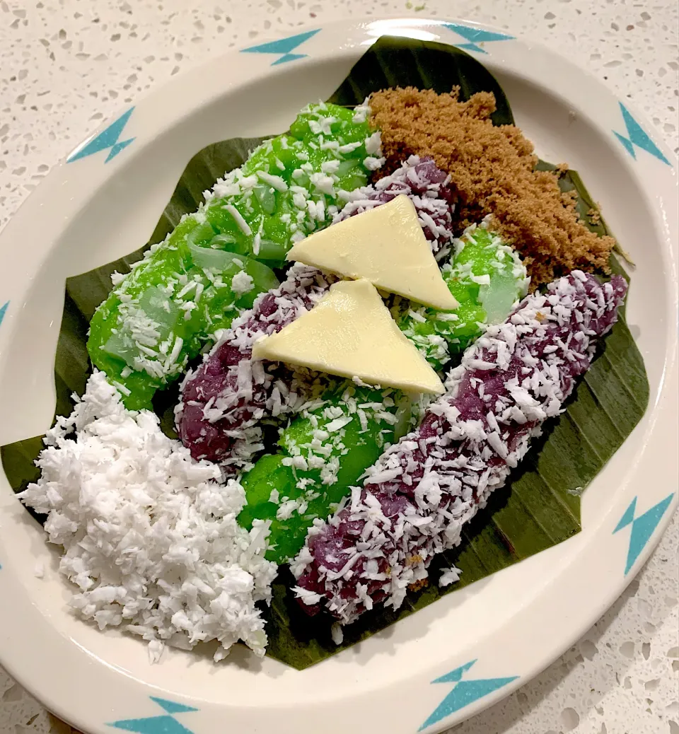 Puto Bumbong buko pandan & ube|🌺IAnneさん