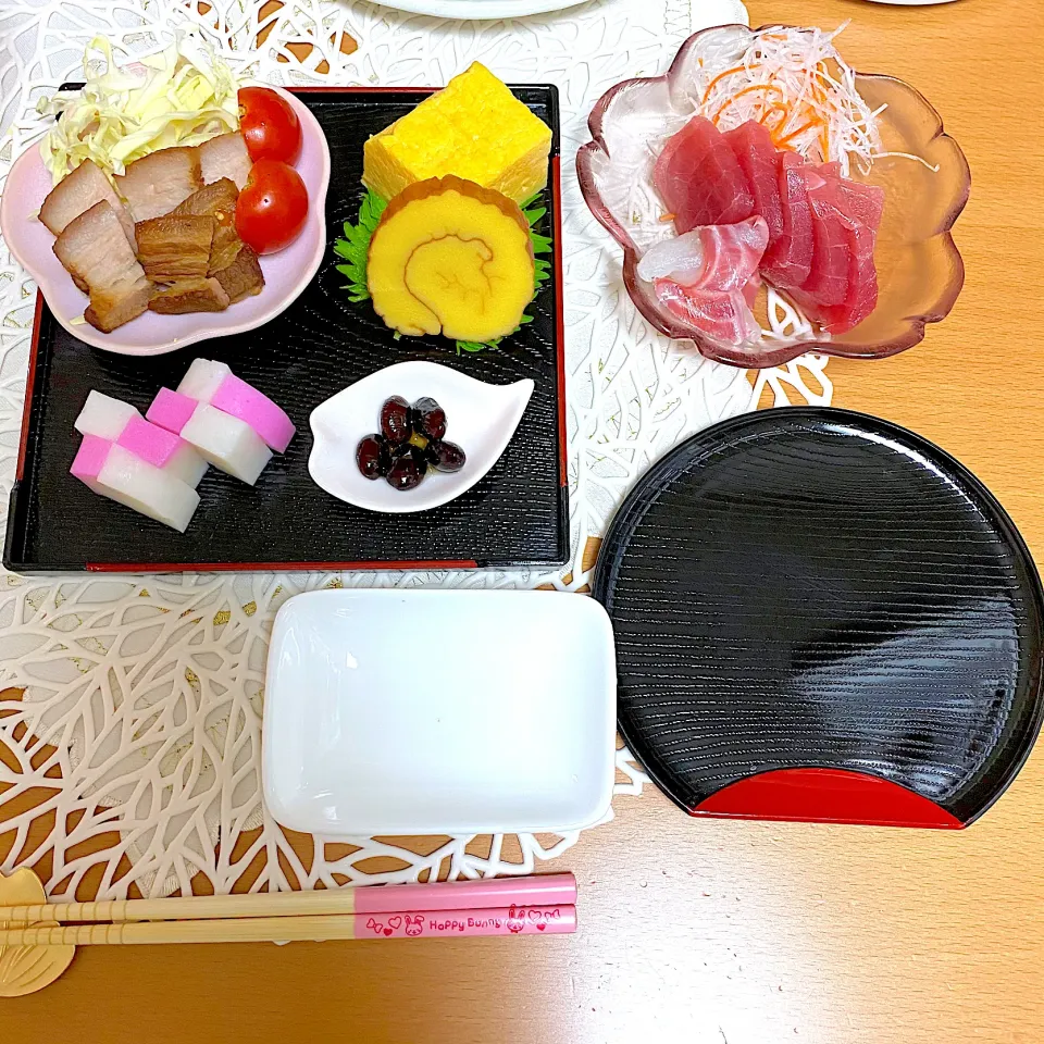 Snapdishの料理写真:4歳娘のおせち|かなママさん