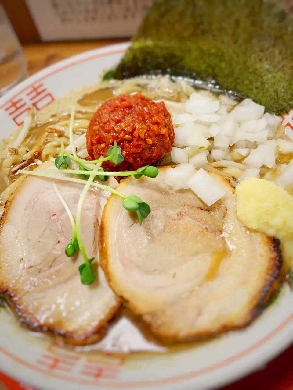 Snapdishの料理写真:ゴルフ飯　辛味噌ラーメン|寺尾真次さん