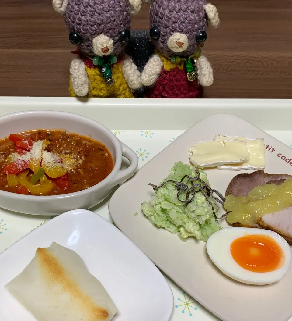 Snapdishの料理写真:晩ごはん（╹◡╹）|chagashiさん