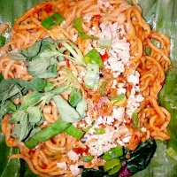 Mie Bakar pedas manis|Leny Septiantoさん