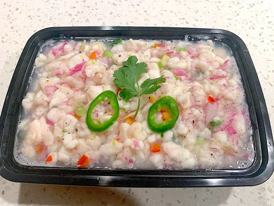 Coconut vinegar marinated Flounder ceviche kilawin|🌺IAnneさん