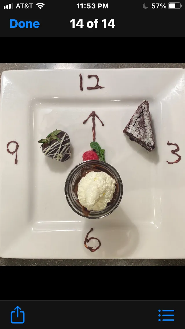 Chocolate mousse, Chocolate dipped Strawberry, Brownie|Christine pavelkaさん