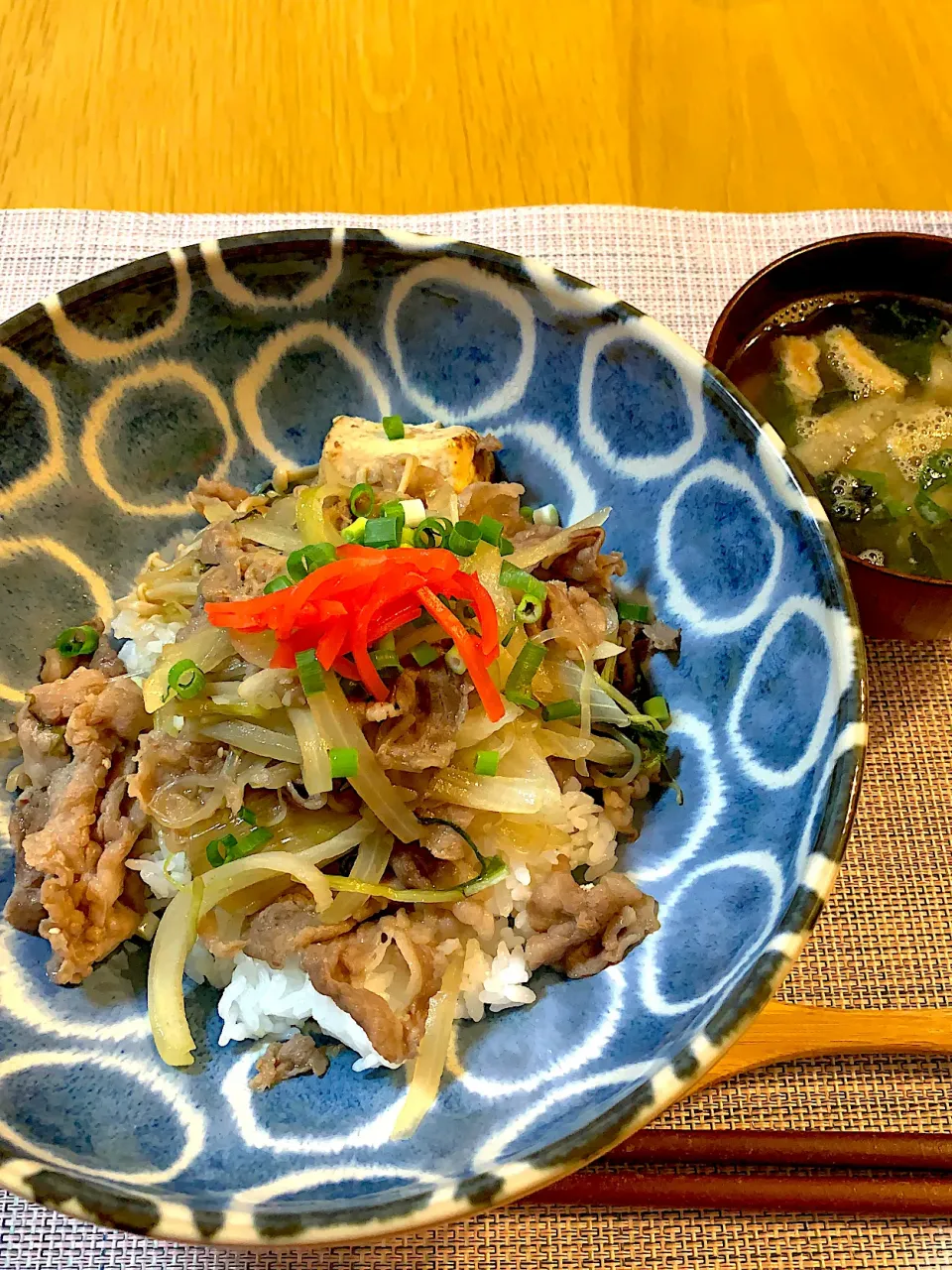 牛丼で晩御飯|Mikaさん