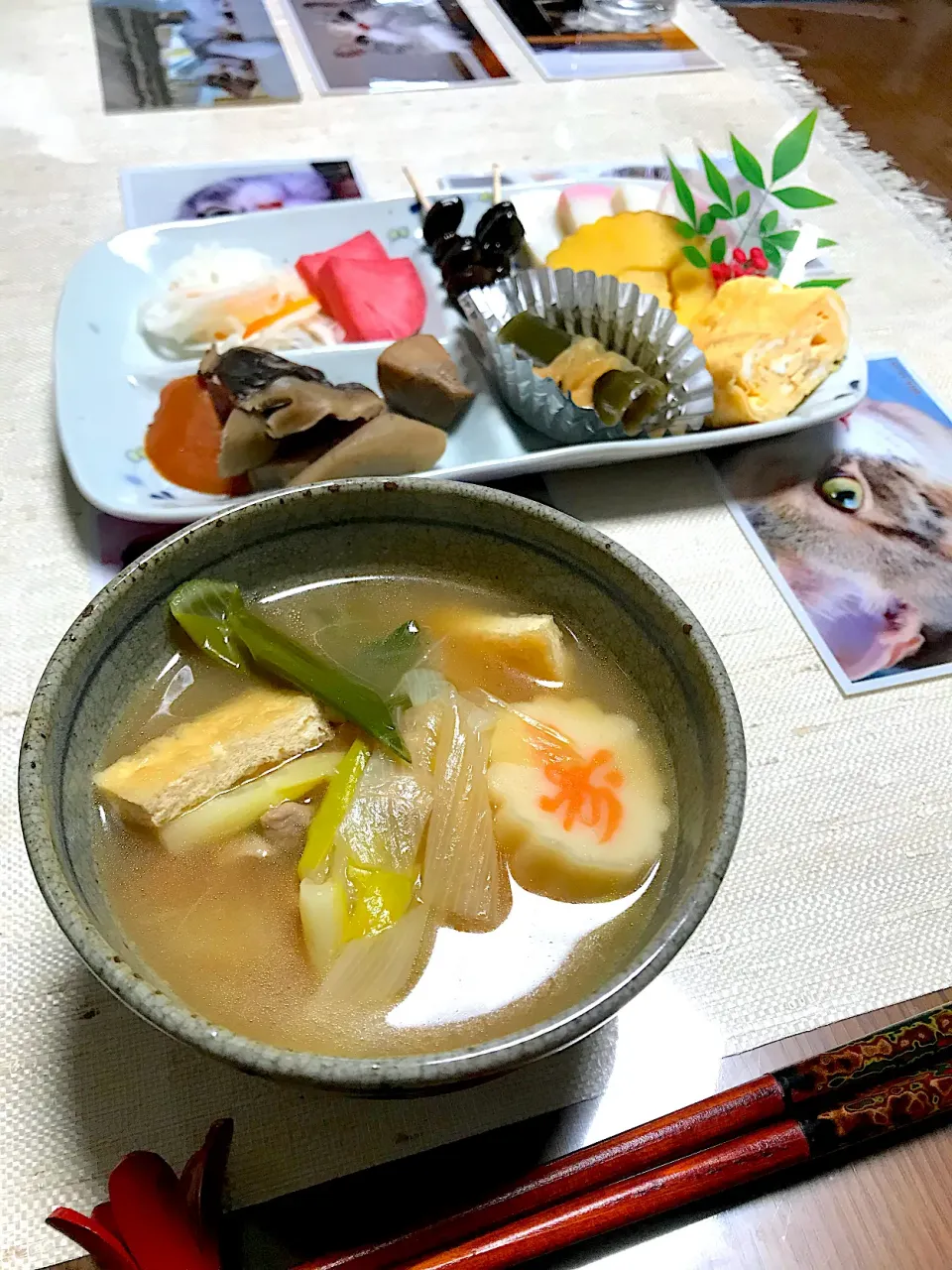 ご実家ごはん　朝ごはん　お雑煮|sayaさん