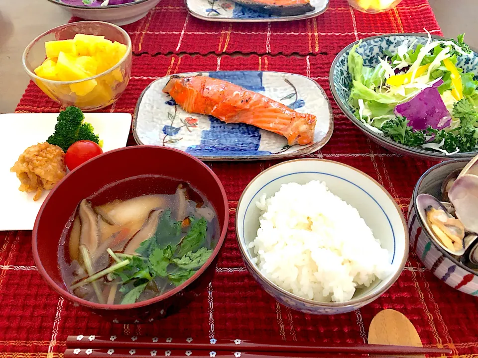 🐯娘と息子の朝ご飯🍚|🐯あんこたま🐯さん